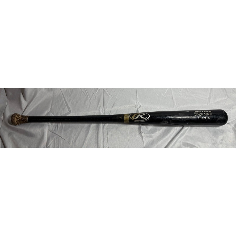 Rawlings Big Stick Damon Minor SF Giants Game Used Baseball Bat 34 Inch T102